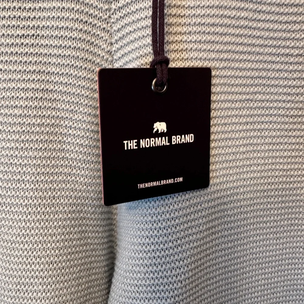 NWT The Normal Brand Helen Wide Leg Pants Size Small Sea Glass Color Waffle Knit - Picture 2 of 11